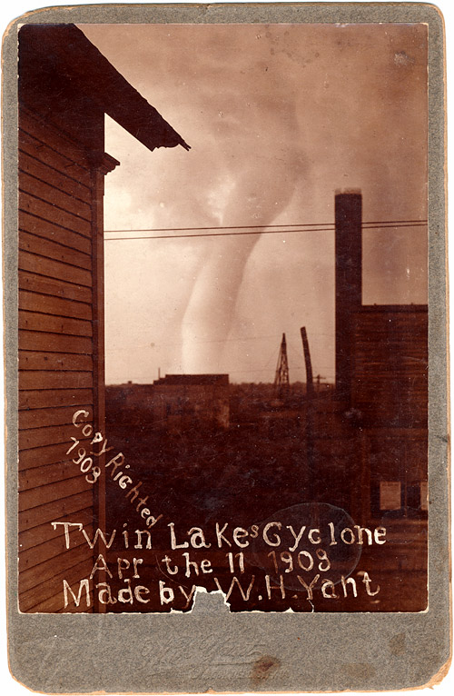 Twin Lakes Cyclone, April 11, 1909